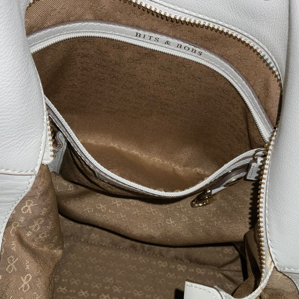 ANYA HINDMARCH BAG HOOK HANDLE LEATHER SHOULDER SATCHEL - Picture 11 of 16